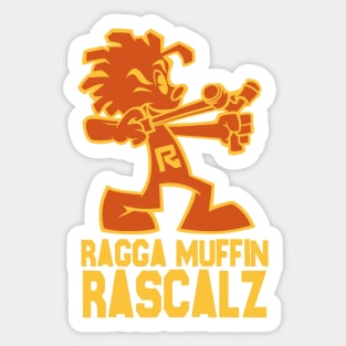 RaggaMuffinRascalz fire Sticker